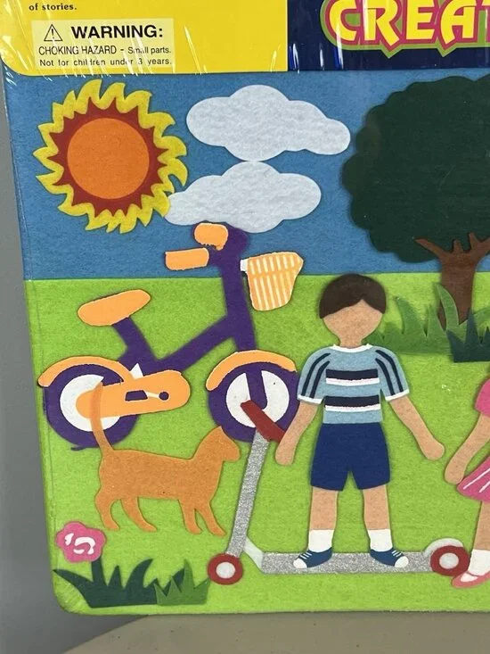 Felt Creations Hurricane Toys Princess Castle + Bicycle Scooter Fun New Sealed - Picture 13 of 16